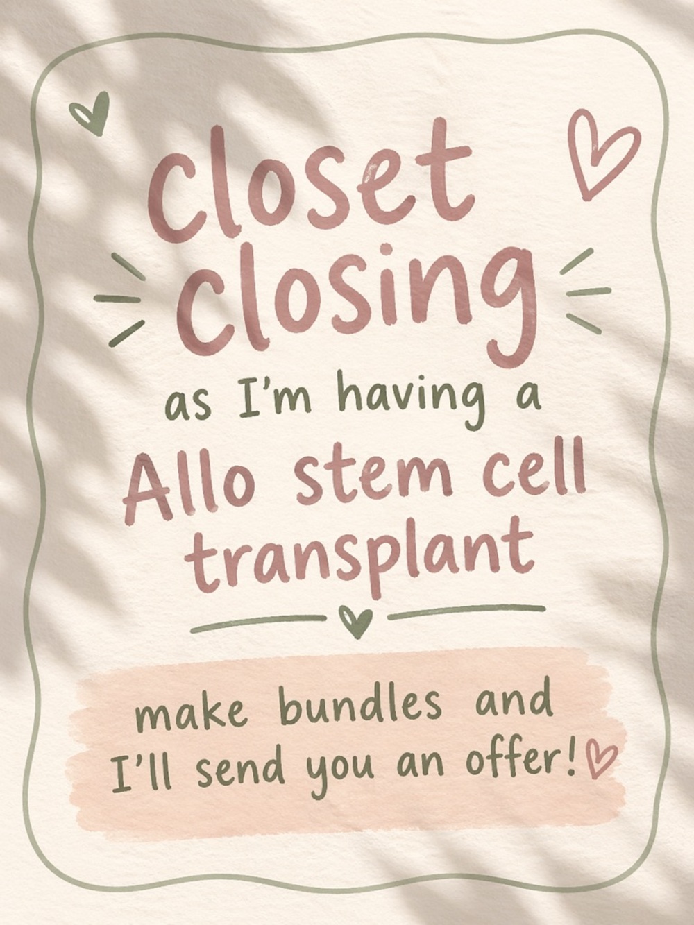 I’m in remission!!!  But I have to have an Allo stem cell transplant.
